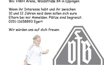 Mädels-Schnuppertraining beim VfB