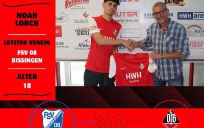 Neuzugang von der U19 des FSV 08 Bietigheim-Bissingen