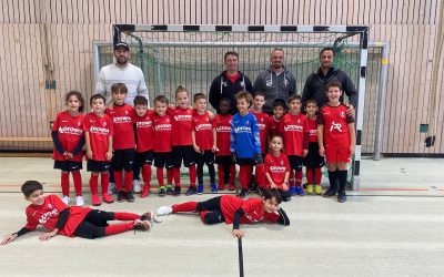 Unsere F-Jugend rockt das Hallenspielfest in Kirchardt !