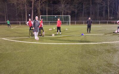 U14 – Cheftrainer David Pfeiffer hat das gestrige Training geleitet