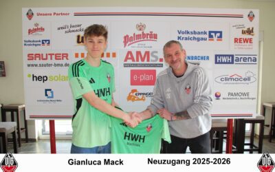 Herzlich Willkommen Gianluca Mack