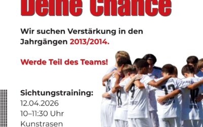 Sichtungstrainings der Jahrgänge 2013-2014