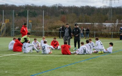 Starke Moral in der Generalprobe: U15 erkämpft sich 2:2 beim Oberligisten SGV Freiberg