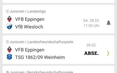 Junioren am Wochenende im Einsatz